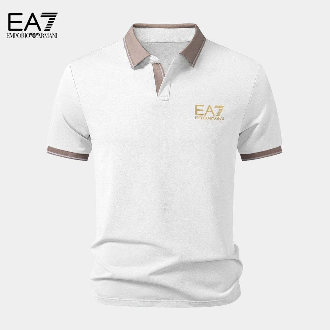 EA7™ Premium Contrast Polo