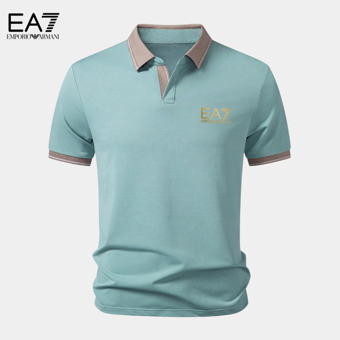 EA7™ Premium Contrast Polo