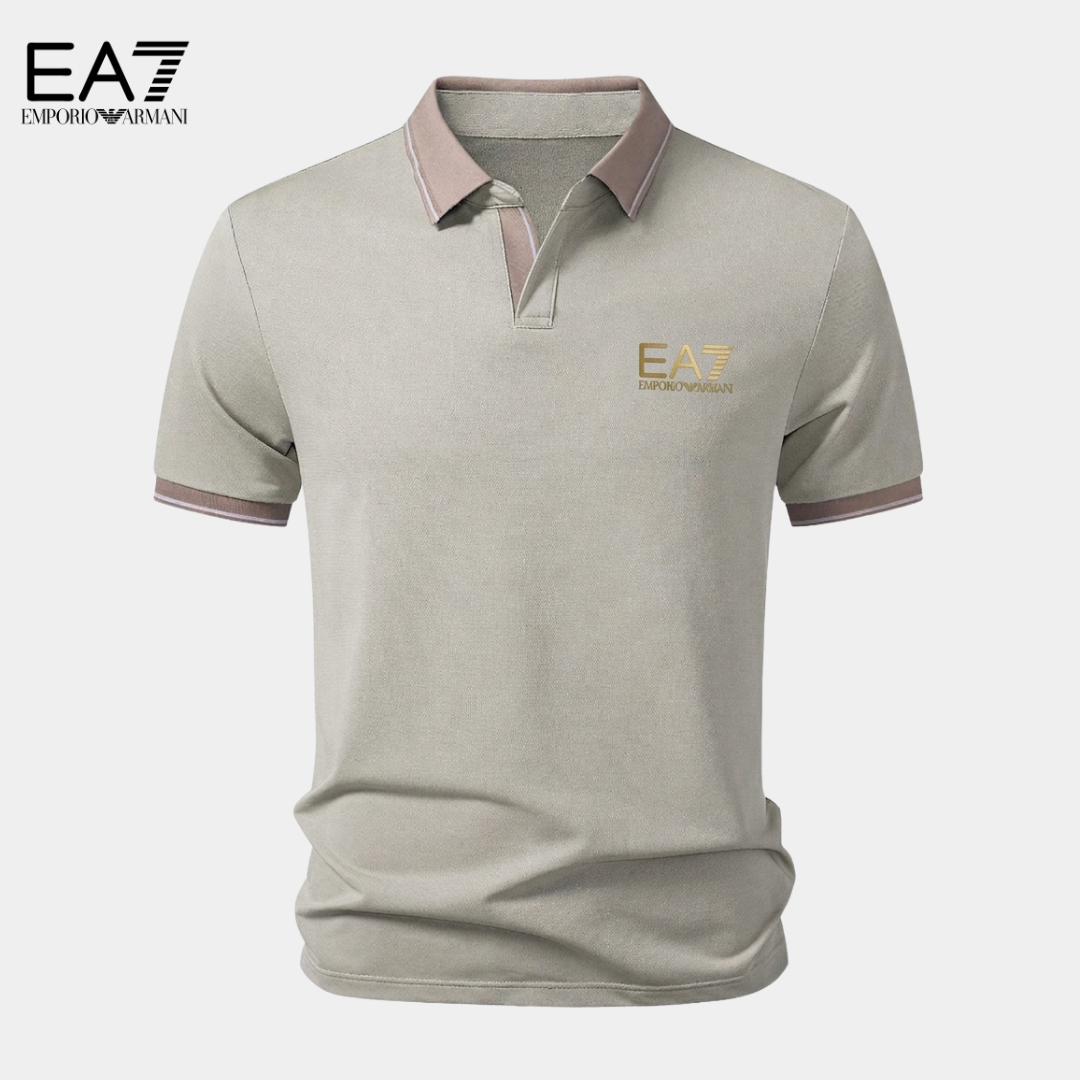 EA7™ Premium Contrast Polo