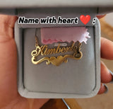 Personalized name necklace .
