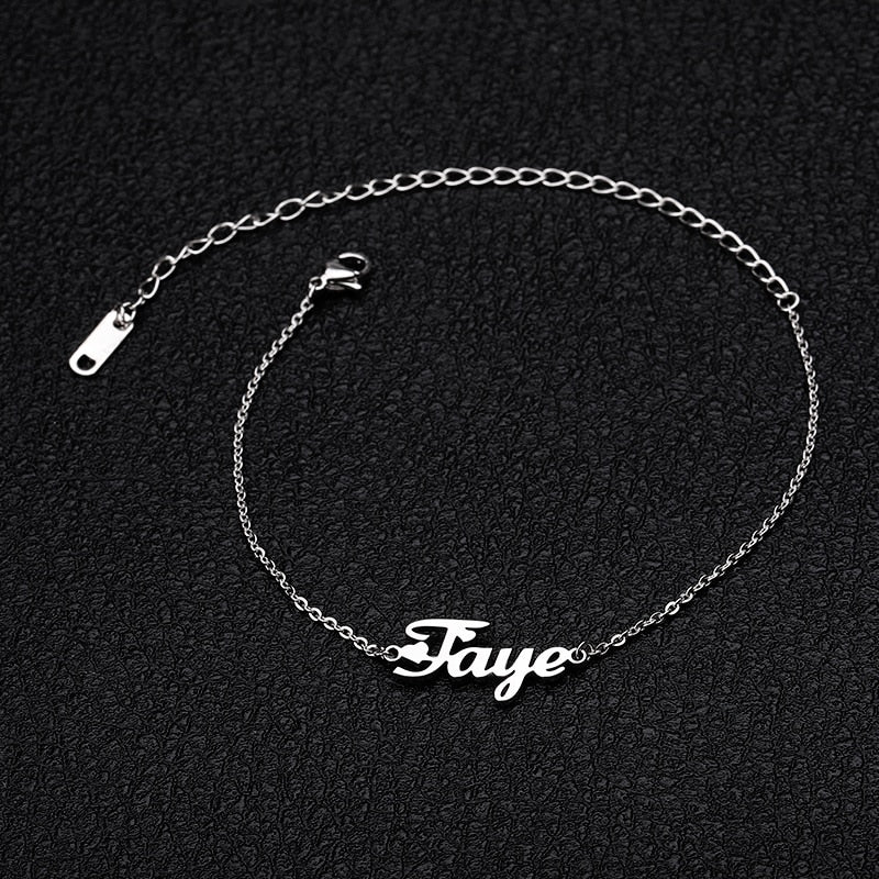 Personalized Name Anklets
